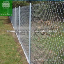 galvanized chain link wire mesh fence